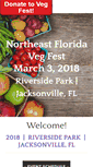 Mobile Screenshot of nfvegfest.org