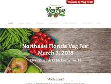 Tablet Screenshot of nfvegfest.org